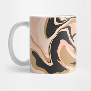 Pink and black marbling 102 Mug